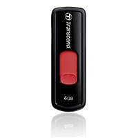 Памет USB Transcend 4GB JETFLASH 500 (Red)