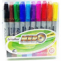 Маркер перм. FO-PM02 Pen объл 10 цвята