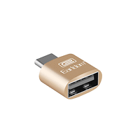 Преходник, Earldom, OT18, USB 3.0 F - Type-C, OTG, Златист