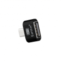Преходник, Earldom, OT03, USB F към Micro USB, OTG, Черен