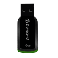 Флаш памет Transcend 16GB JetFlash 360 Hi-Speed USB 2.0, read-write: up to 16MBs, 6MBs, Green