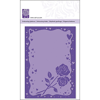 Дизайн папки за релеф А6+ Embos. folder Rose a. hearts 