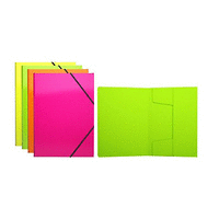 Папка с ластик GLANCE NEON