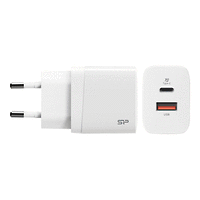 SILICON POWER Charger QM15 Quick Charge 18W USB Type-A USB Type-C White 