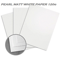 Двустранна матова перлена хартия 120гр1Л PEARL MATT WHITE A4 - 