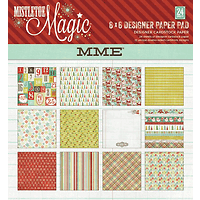  Дизайнерски ЛИСТ 1 БР. 6"х6" MME, USA Mistletoe Magic - Mistletoe Magic 6x6 Paper Pad  