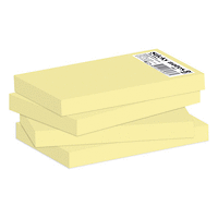 Самозалепващи листчета жълти 125x75