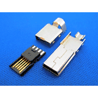 MINI USB 5 съединител мъжки