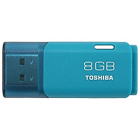 8GB Flash Drive Toshiba  USB U202  Aqua