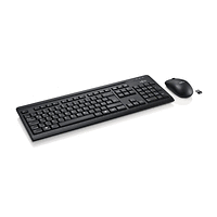 Kомплект клавиатура с мишка Fujitsu LX410, USB, Черен