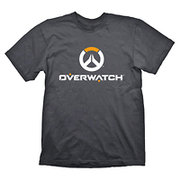 Тениска Gaya Entertainment Overwatch Logo White/Orange on Grey, XL