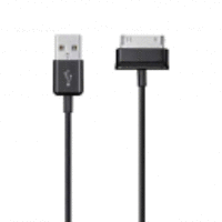 Адаптер с кабел  USB Samsung galaxy Tab,Черен, 1m 