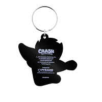 Ключодържател Pyramid International - Crash Bandicoot - Extra Life Rubber Keychain