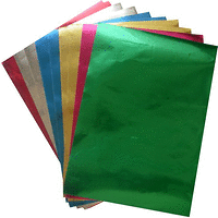 Цветни хартии металик A4 1 лист MAXIMA 