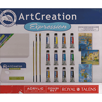 TALENS ART Creation ACRYLIC - Комплект фини акрилни бои и помощни материали