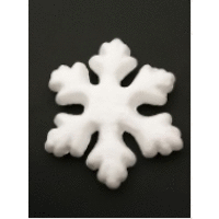 Снежинка от стиропор 73х62х12мм 1бр снежинка