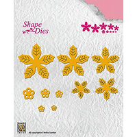 Shape Dies "Chr. ROSE" 39x41mm - Фигурална щанца за рязане и релеф, SD138