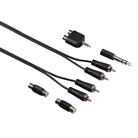 Комплект аудио кабел HAMA 122329/43815, 2 x Чинч мъжко - 2 x Чинч мъжко, 2,5м