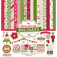 ECHO PARK USA # HOME HOLIDAYS KIT 12" x 12"- Дизайнерски  ЛИСТ 30.5 X 30.5