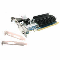 Видео карта Sapphire HD6450 1G DDR3 PCI-E HDMI / DVI-D / VGA (ROHS) Bulk, с low profile планка