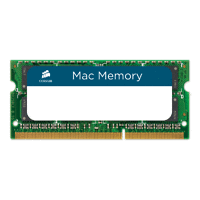 Памет Corsair DDR3, 1066MHz 4GB (1 x 4GB) 204 SODIMM, Apple Qualified, Unbuffered
