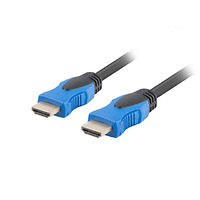Кабел, Lanberg HDMI M/M V2.0 cable 4K 1m CU, black