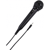 Аудио микрофон HAMA DM-20, черен, 6.3мм адаптер
