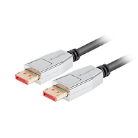 Кабел, Lanberg display port cable M/M 20pin V1.4 8K 60Hz 1m, black
