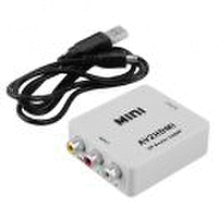 Конвертор AV към HDMI, Бял 