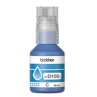 Консуматив, Brother BT-D100C Cyan Ink Bottle
