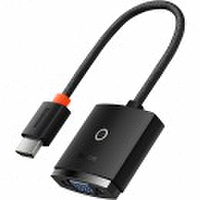 Преходник Baseus Lite, HDMI към VGA, Черен