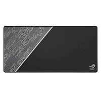 Asus ROG Sheath BLK LTD with extra-large, gaming-optimized cloth surface, anti-fraying stitched frame, and non-slip rubber base,Black