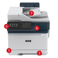 Xerox C315 A4 colour MFP 33ppm. Pint, Copy, Fax, Scan. Duplex, network, wifi, USB, 250 sheet paper tray