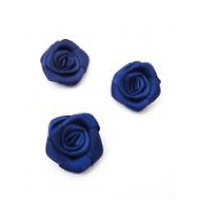 роза сатен 25мм 1пак 10бр микс цветове