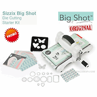 BIG SHOT STARTER KIT - СТАРТОВ комплект  Машина за изрязване и релеф  + щанци, папки, картони