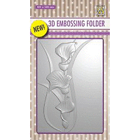 3D-embossing folder "Arums" 105x148mm - 3D Ембос папка