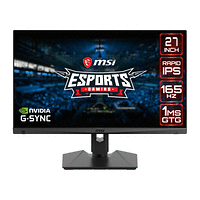 MSI Optix MAG274QRF, 27&quot;, 165Hz, 1ms, Rapid IPS, 2560x1440, G-Sync Compatible, Gaming OSD, Mystic Light, 94% DCI-P3, AG, USB hub, 300 cd/m2, 1000:1, DCR 100M:1, DP, 2xHDMI(2.0), 1xTypeC DP alt.,