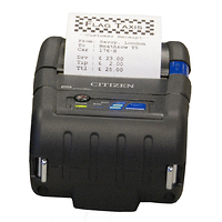 Citizen Label Mobile printer CMP-20II Direct thermal Print Speed 80mm/s, Print Width(max.) 48mm/ Media Width 58mm/Roll Size 48mm, Resol.203dpi/Print Sizes 2&quot;/Interf.RS-232 /mini DIN/USB mini B/Wi