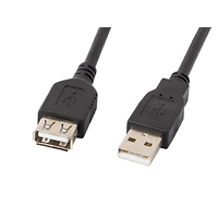 абел, Lanberg extension cable USB 2.0 AM-AF, 5m, black
