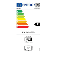 Philips 32E1N1800LA, 31.5&quot; VA WLED, 3840x2160@60Hz, 4ms GtG, 300cd m/2, 3500:1, Mega Infinity DCR, Adaptive Sync, FlickerFree, Blue Light tech. Soft., 2Wx2, Tilt, 2xHDMI, DP