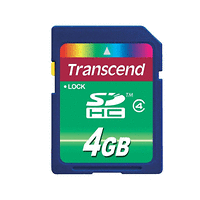 Памет, Transcend 4GB SDHC (Class 4)