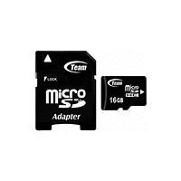 Карта памет TEAM microSDHC, SDXC, UHS-I, 16GB, SD адаптер