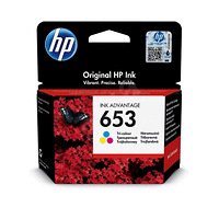 Консуматив, HP 653 Tri-color Original Ink Advantage Cartridge