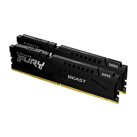 Kingston FURY Beast 16GB (2x8GB) DDR5 6000 MHz CL30 Black