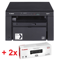 Canon i-SENSYS MF3010 Printer/Scanner/Copier + 2x Canon CRG725 Toner Cartridge