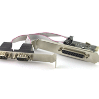 Платка PCI-E към Serial + Parallel port 