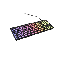 Genesis Gaming Keyboard Thor 430 TKL Wireless, US, RGB Mechanical Outemu, Pink, Silent, Hot Swap Slim, Black