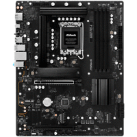 ASROCK MB Desktop B860 PRO-A, S.1851, 4x DDR5, 1x PCIe 5.0 x16, 1x PCIe 4.0 x4, 1x Blazing M.2, 2x Hyper M.2, 4x SATA3, 2x USB-C, 8x USB 3.2, 6x USB 2.0, 1x HDMI, 1x DP, 1x RJ-45 2.5 GB