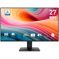 MSI PRO MP275 E2 Professional Business Monitor, 27" 120Hz, FHD (1920x1080) 16:9, IPS Anti-glare, 1ms/4ms, 300nits, 1500:1, 178/178, Adaptive-Sync, HDR Ready, Tilt, Speakers, 1x DP, 1x HDMI,