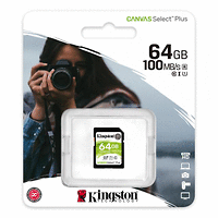 Kingston Canvas Select Plus карта памет SD 64GB, Class 10 UHS-I